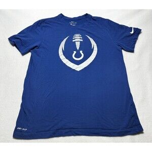 Indianapolis Colts Football Nike Men's Dri-Fit Blue Shirt Size Medium